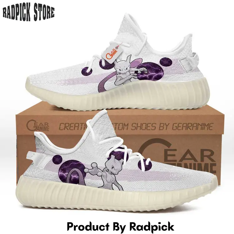 Mewtwo yeezy shoes anime sneakers  rp129129129